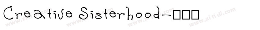 Creative Sisterhood字体转换